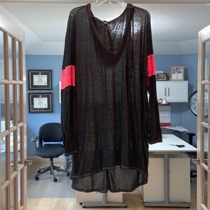 Oversized color block sweater torrid